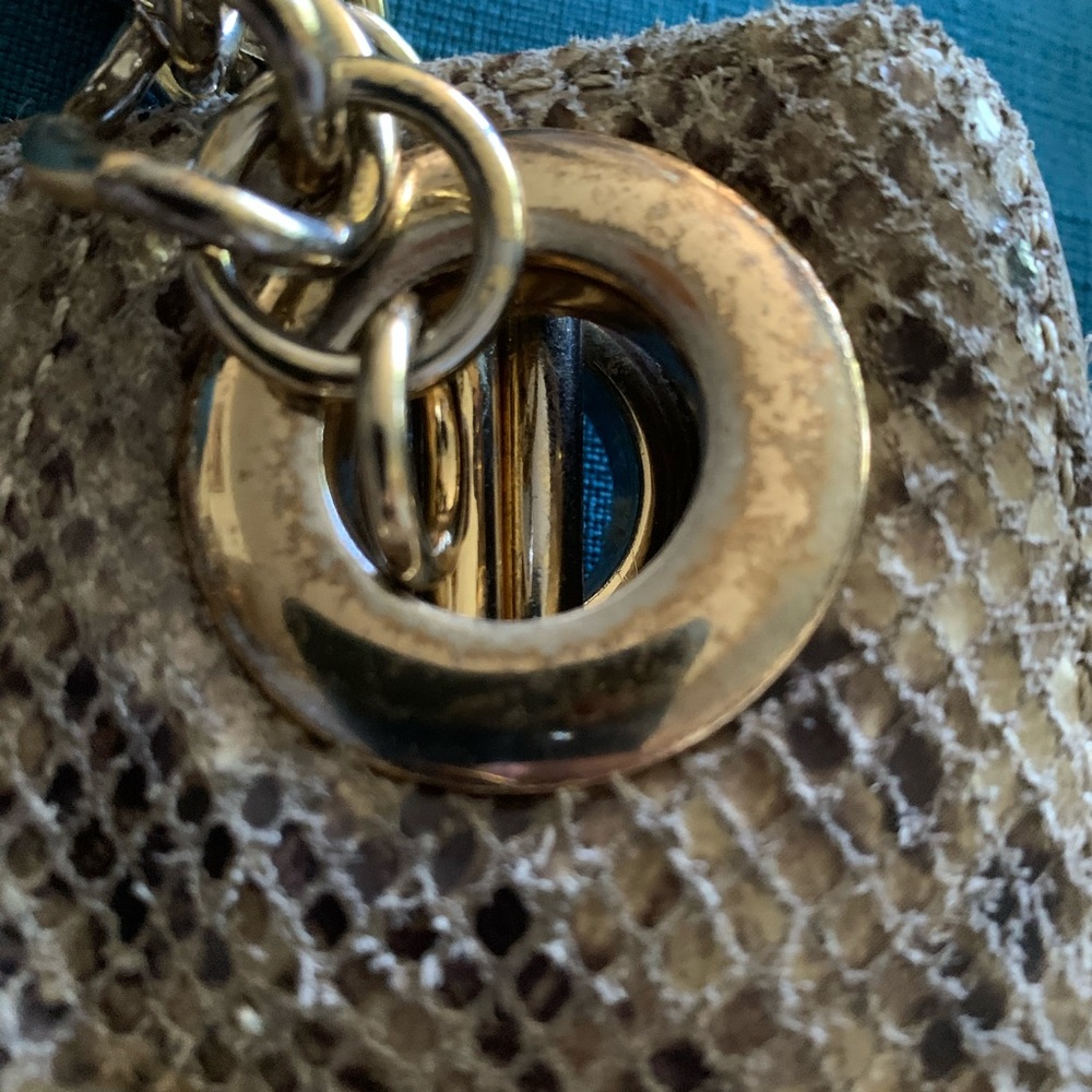 Cynthia Rowley Python Print Leather Shoulder Bag - image 7